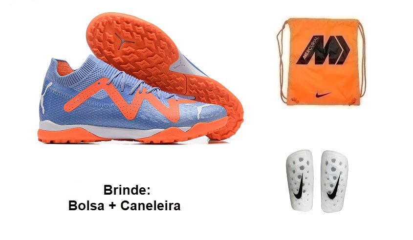 Chuteira Society Puma Future Ultimate Tf + Brindes