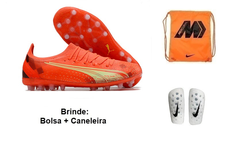 Chuteira Society Puma Ultra Ultimate Mg