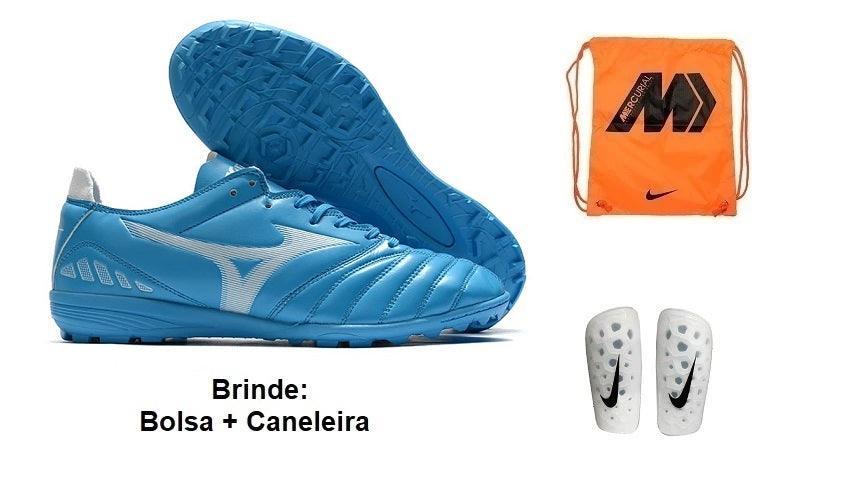 Chuteira Society Mizuno Morelia Neo 3 Tf + Brindes