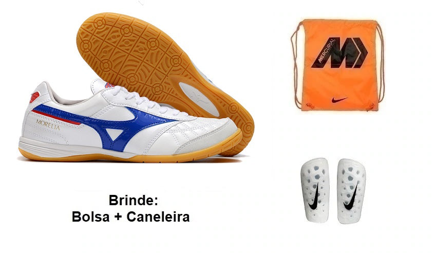 Chuteira Futsal Mizuno Morelia Sala (Ic) + Brindes