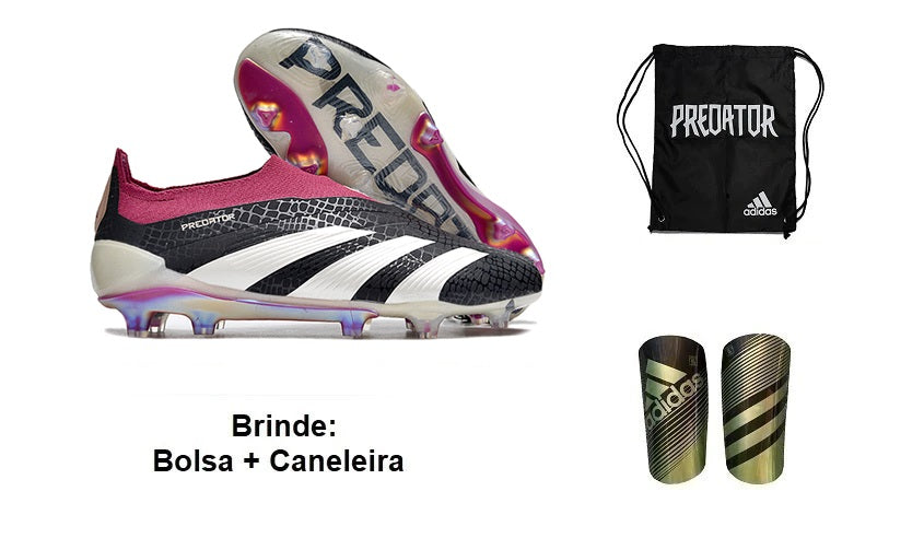 Chuteira Campo Adidas Predator Laceless Tongue (Fg)