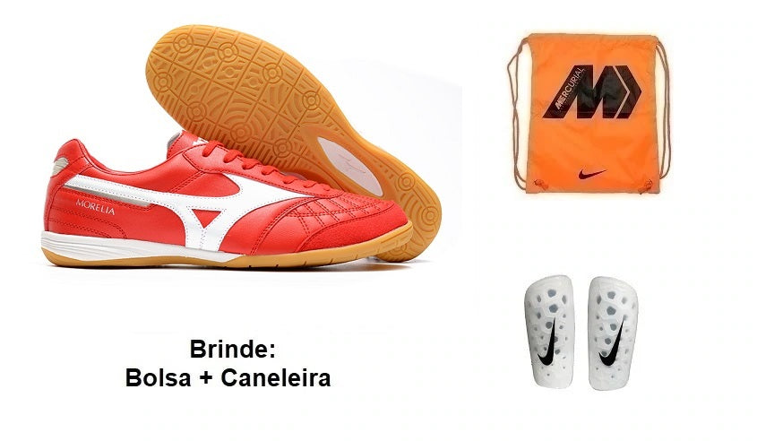 Chuteira Futsal Mizuno Morelia Sala (Ic) + Brindes