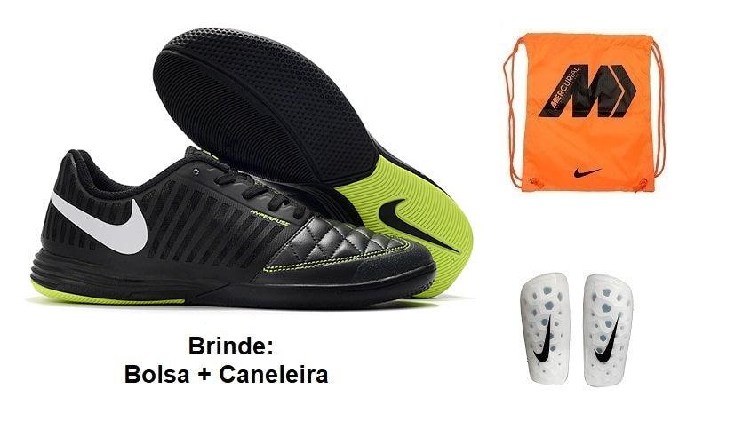 Chuteira Futsal Nike Lunar Gato 2 Ic (2) + Brindes