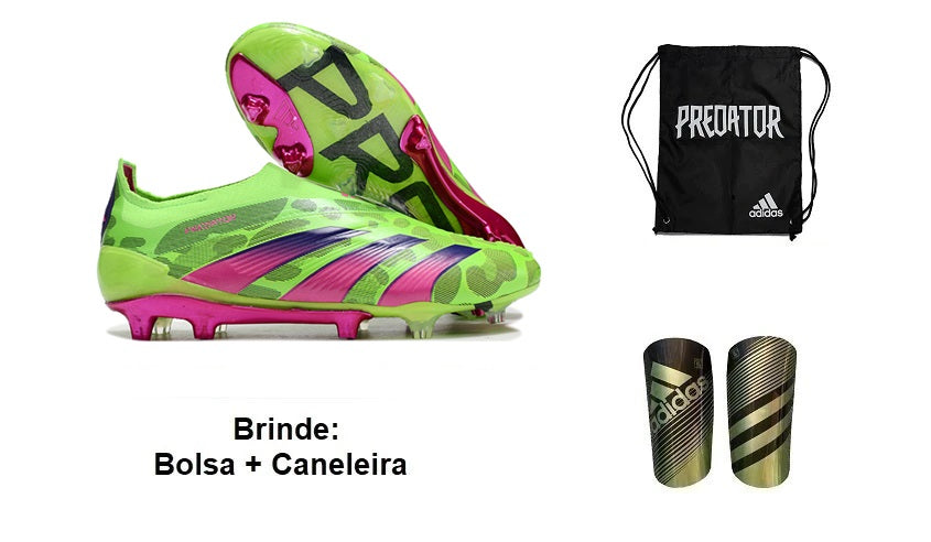 Chuteira Campo Adidas Predator Laceless Tongue (Fg)