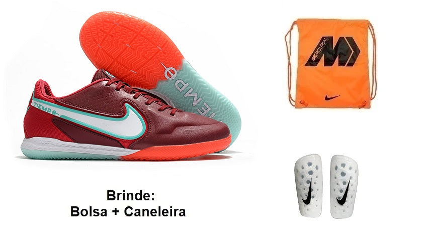 Chuteira Futsal Nike Tiempo Legend 9 Pro Ic + Brindes