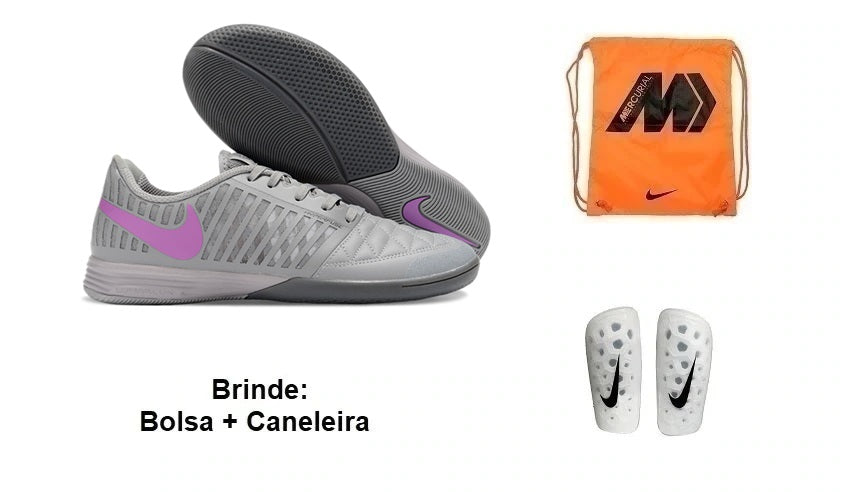 Chuteira Futsal Nike Lunar Gato 2 Ic (4) + Brindes