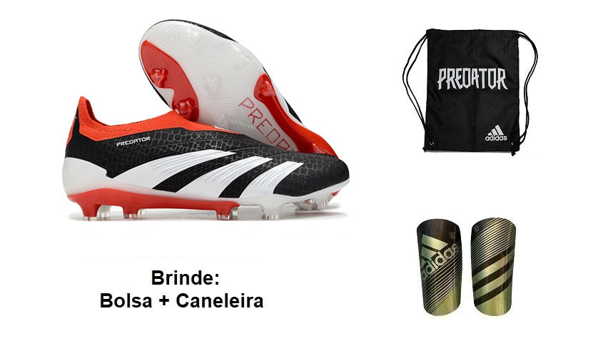 Chuteira Campo Adidas Predator Laceless Tongue (Fg)