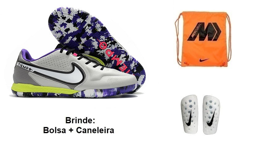 Chuteira Futsal Nike Tiempo Legend 9 Pro Ic + Brindes