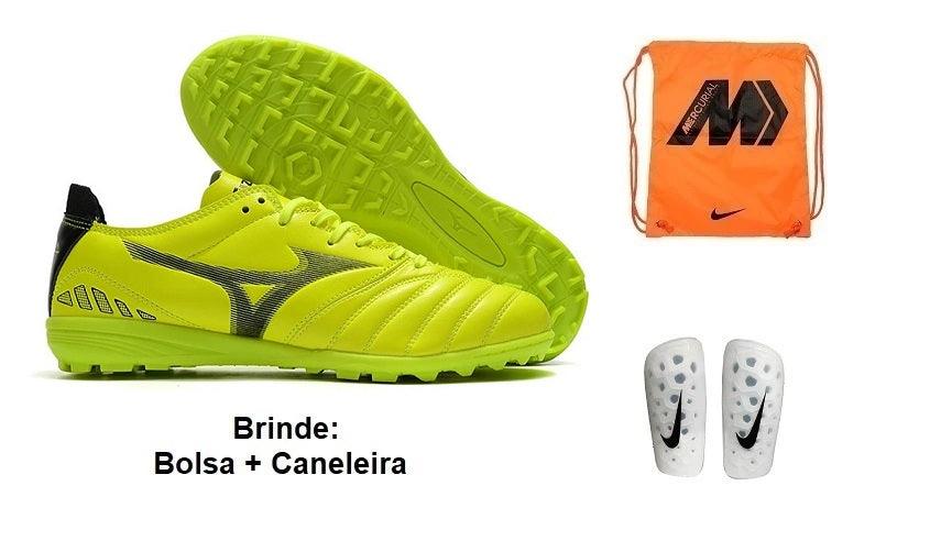 Chuteira Society Mizuno Morelia Neo 3 Tf + Brindes