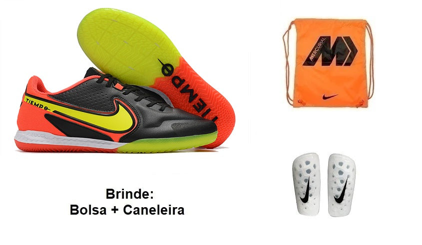 Chuteira Futsal Nike Tiempo Legend 9 Pro Ic + Brindes