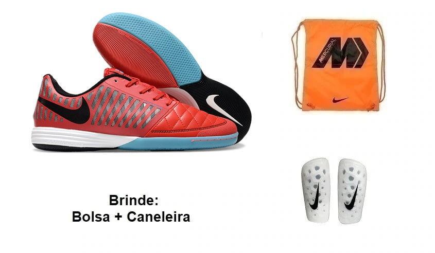 Chuteira Futsal Nike Lunar Gato 2 Ic (4) + Brindes