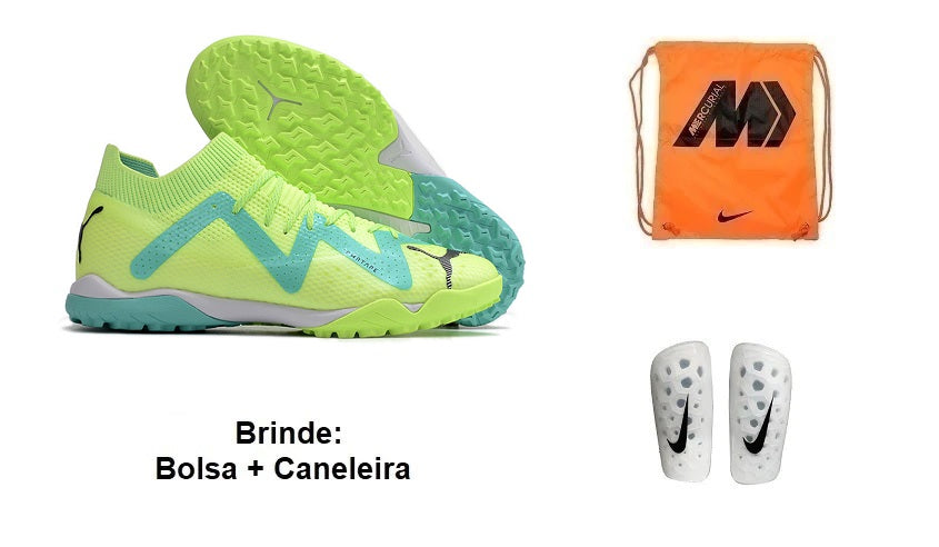 Chuteira Society Puma Future Ultimate Tf + Brindes