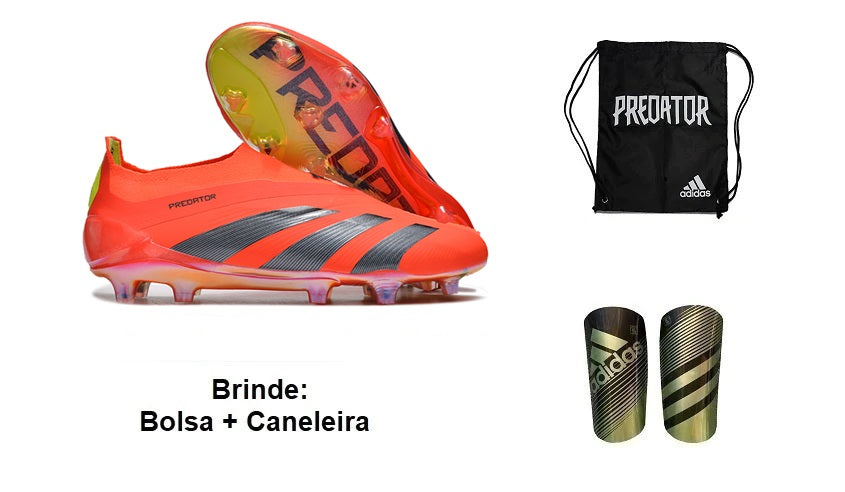 Chuteira Campo Adidas Predator Laceless Tongue (Fg)