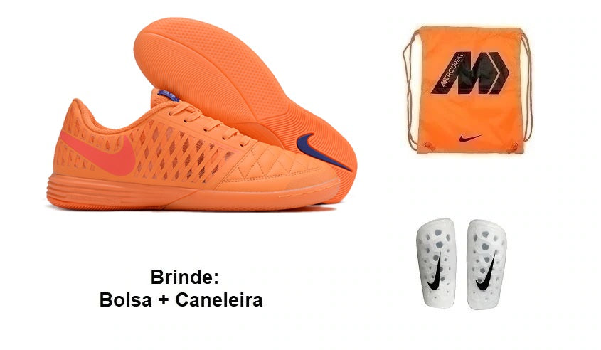 Chuteira Futsal Nike Lunar Gato 2 Ic (4) + Brindes