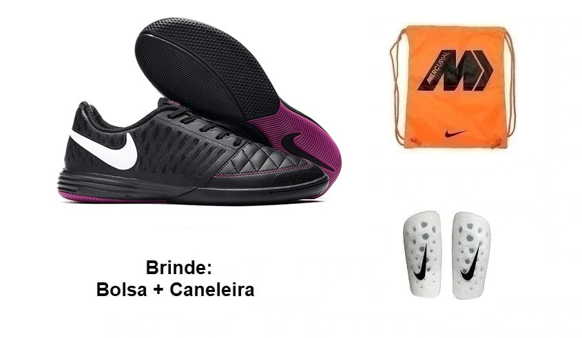 Chuteira Futsal Nike Lunar Gato 2 Ic (3) + Brindes