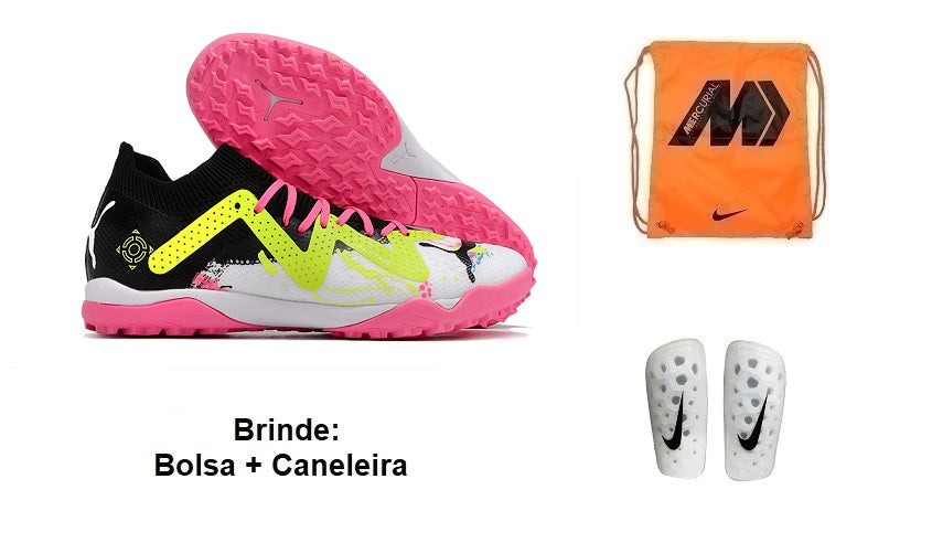 Chuteira Society Puma Future Ultimate Tf + Brindes