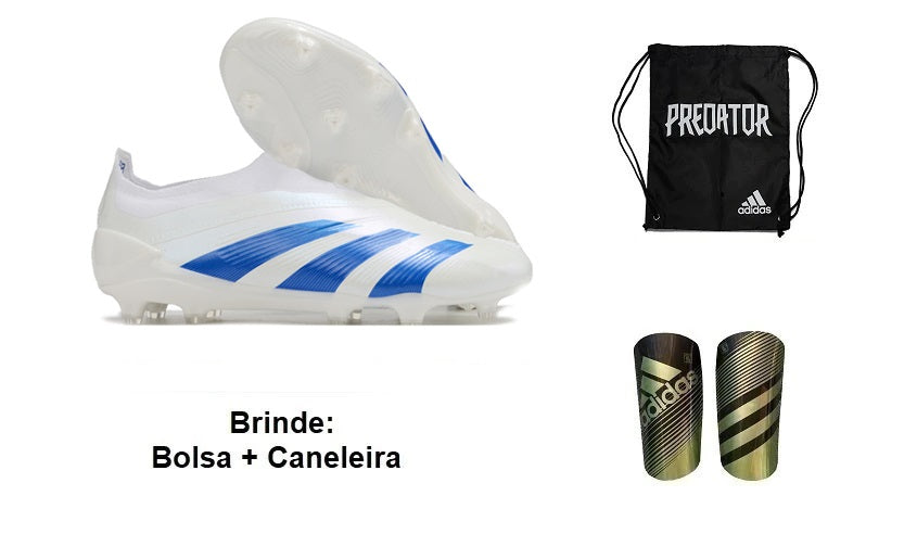 Chuteira Campo Adidas Predator Laceless Tongue (Fg)