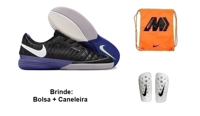 Chuteira Futsal Nike Lunar Gato 2 Ic (4) + Brindes
