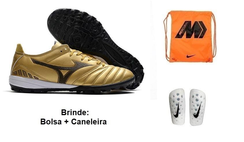 Chuteira Society Mizuno Morelia Neo 3 Tf + Brindes