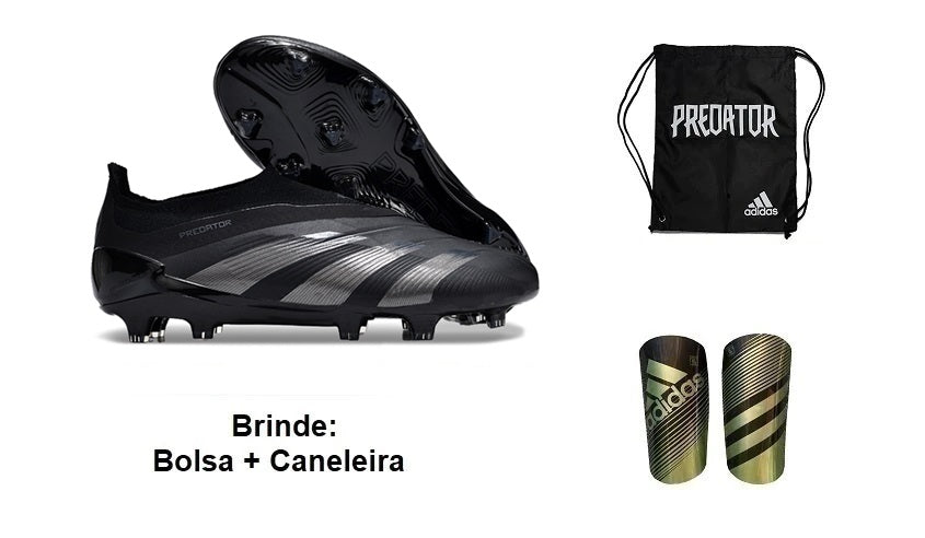 Chuteira Campo Adidas Predator Laceless Tongue (Fg)