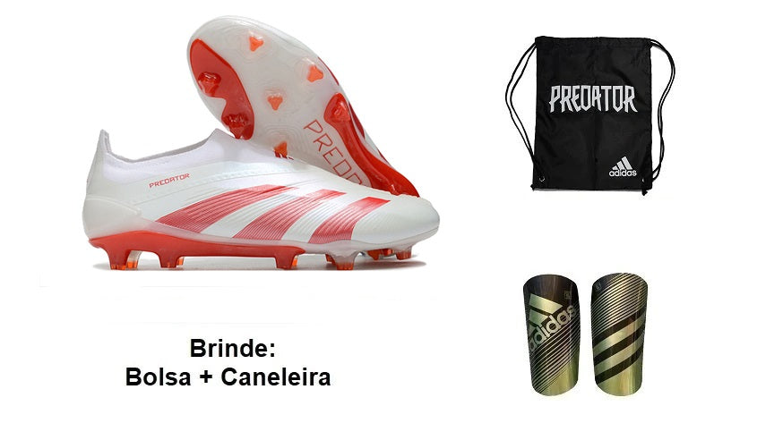 Chuteira Campo Adidas Predator Laceless Tongue (Fg)