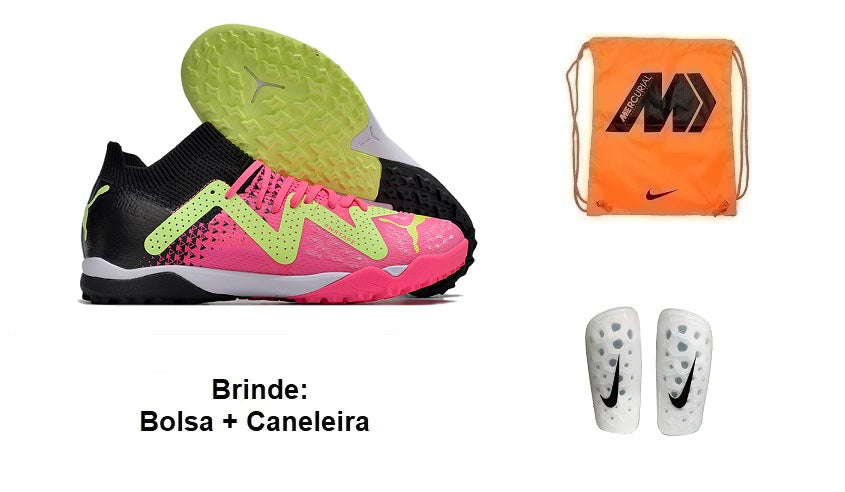 Chuteira Society Puma Future Ultimate Tf + Brindes