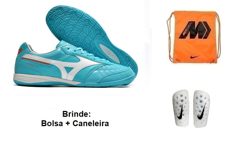 Chuteira Futsal Mizuno Morelia Sala (Ic) + Brindes