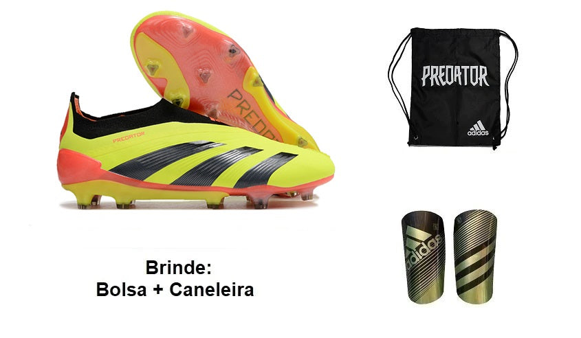 Chuteira Campo Adidas Predator Laceless Tongue (Fg)