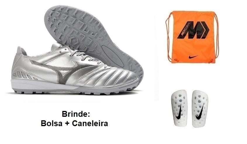Chuteira Society Mizuno Morelia Neo 3 Tf + Brindes